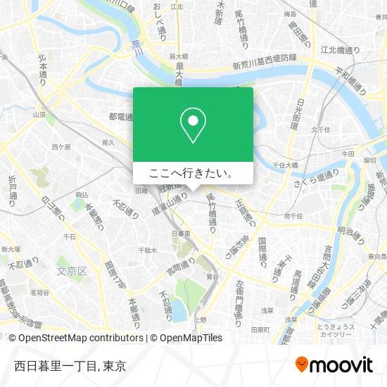 西日暮里一丁目地図