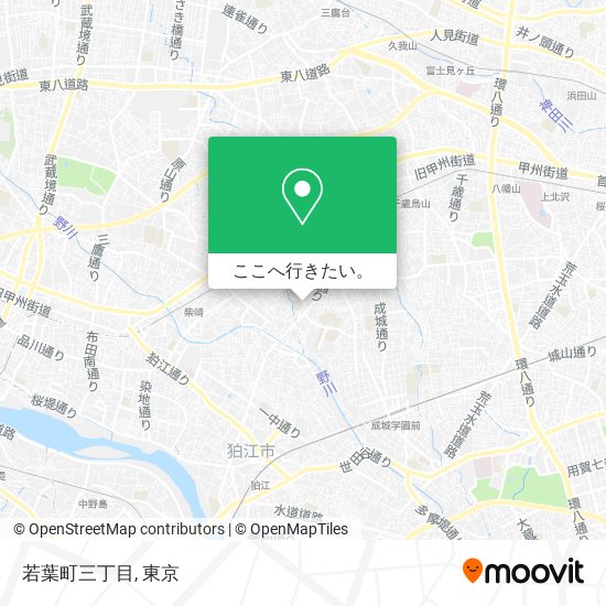 若葉町三丁目地図