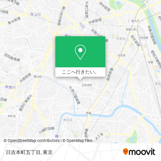 日吉本町五丁目地図