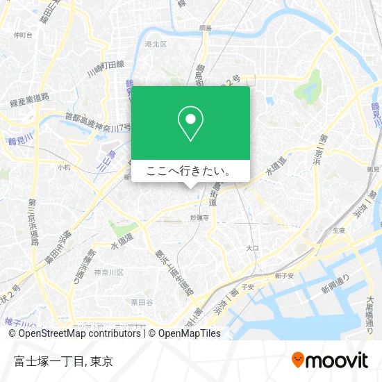 富士塚一丁目地図