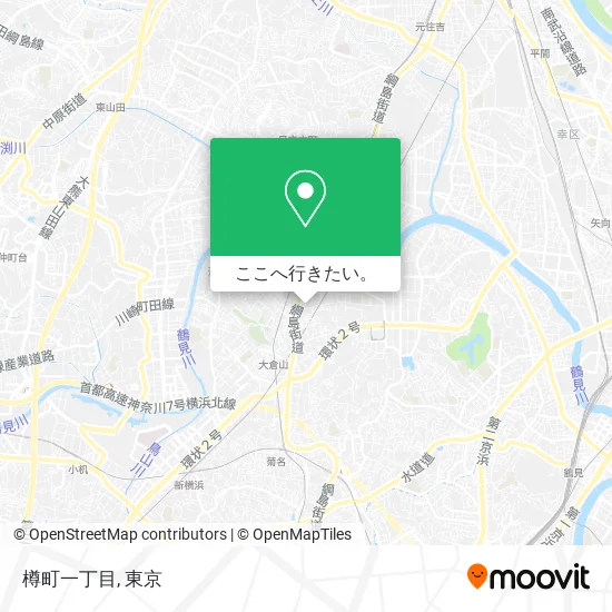 樽町一丁目地図