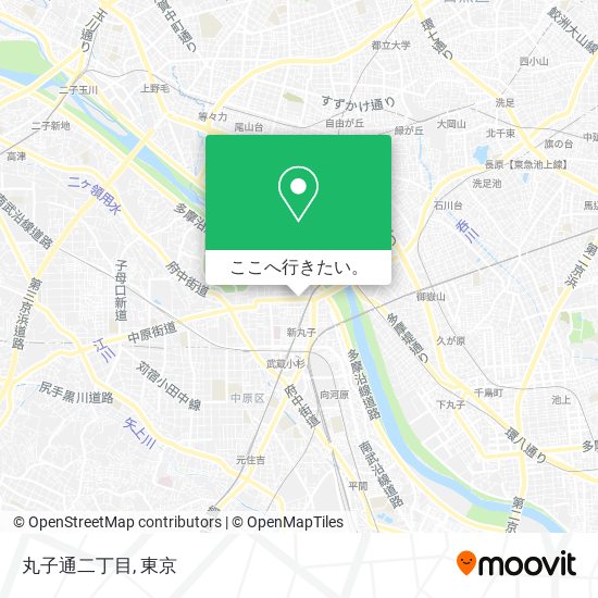 丸子通二丁目地図