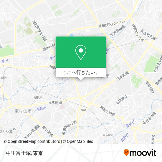 中里富士塚地図
