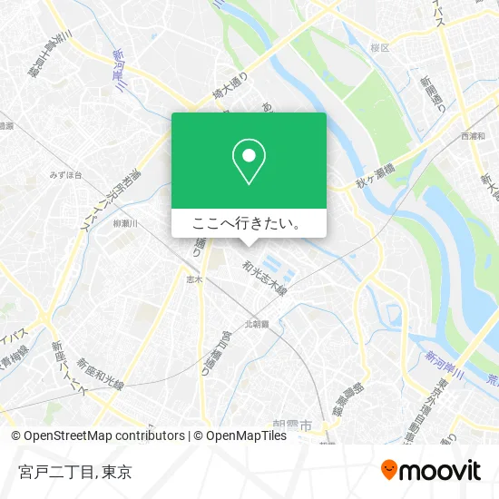 宮戸二丁目地図