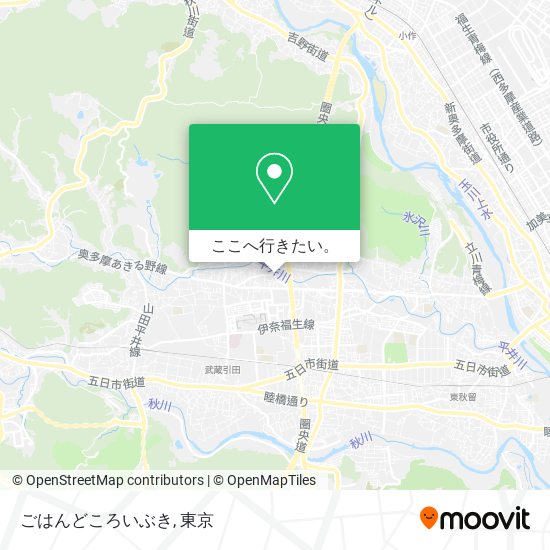 ごはんどころいぶき地図