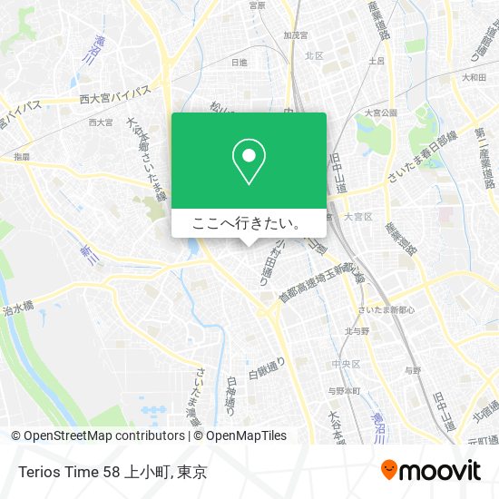 Terios Time 58 上小町地図