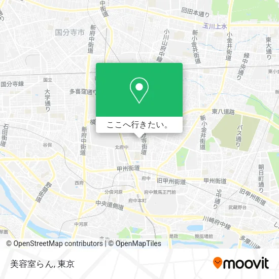 美容室らん地図