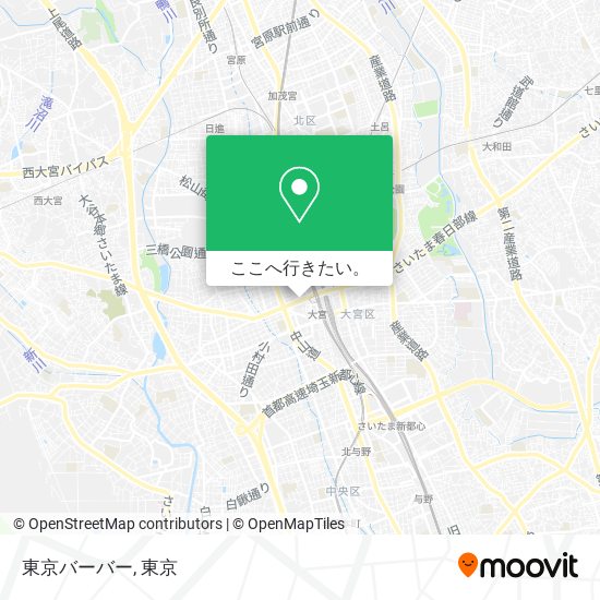 東京バーバー地図
