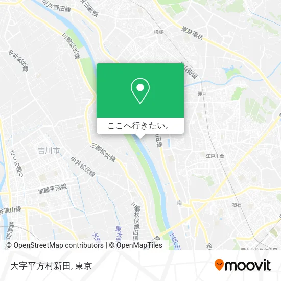 大字平方村新田地図