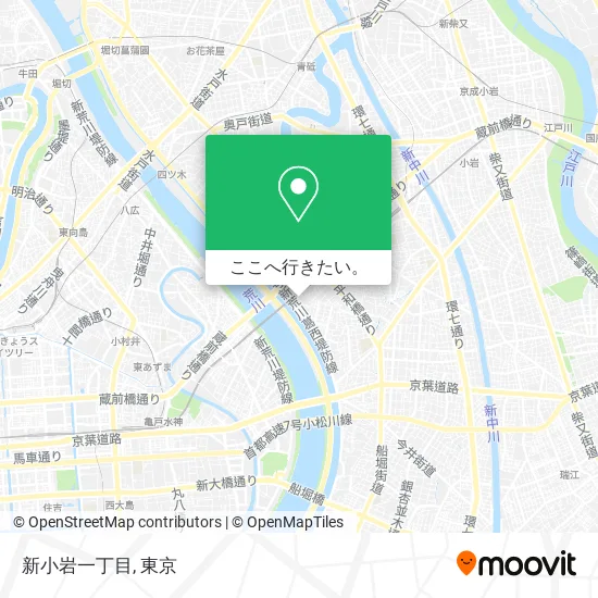 新小岩一丁目地図