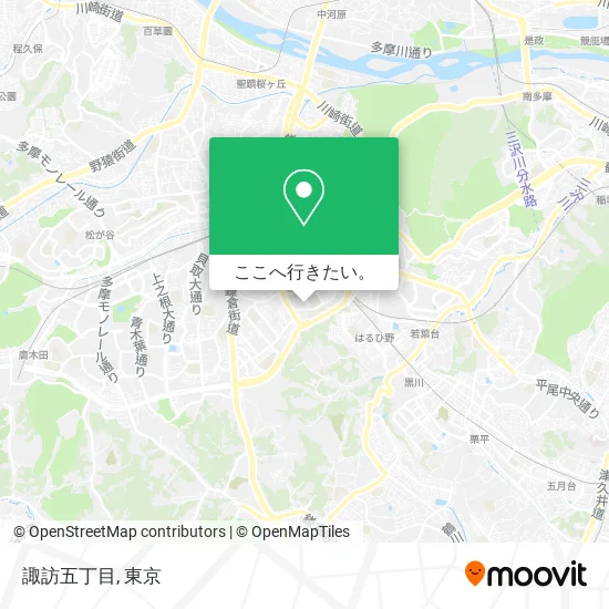 諏訪五丁目地図