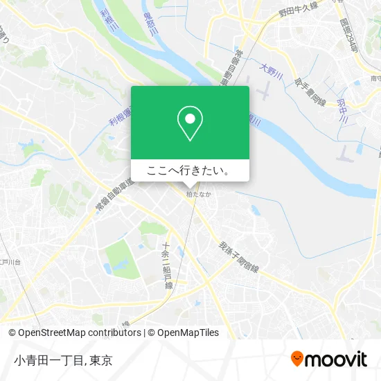 小青田一丁目地図