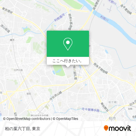 柏の葉六丁目地図