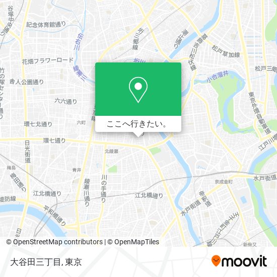 大谷田三丁目地図