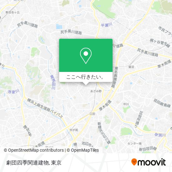 劇団四季関連建物地図