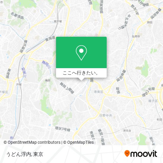 うどん浮内地図