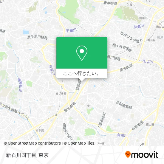 新石川四丁目地図