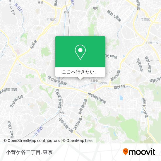 小菅ケ谷二丁目地図