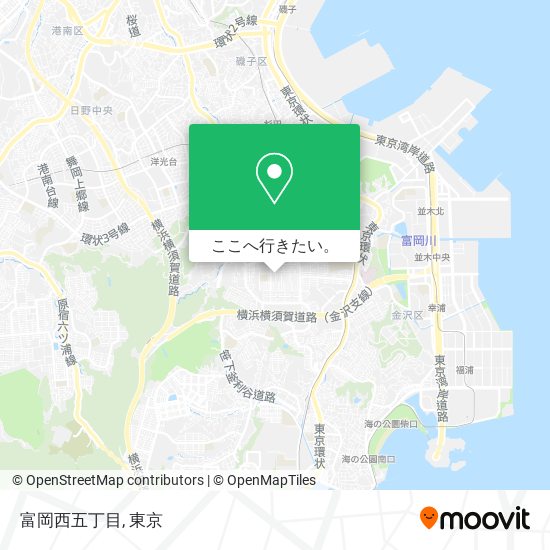 富岡西五丁目地図