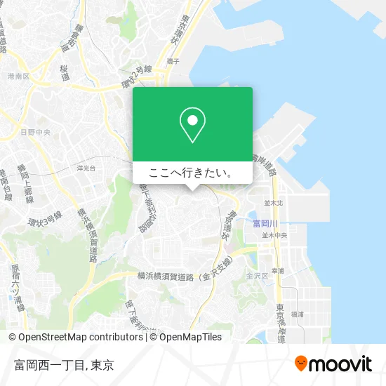 富岡西一丁目地図