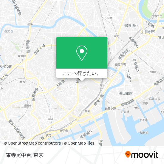 東寺尾中台地図