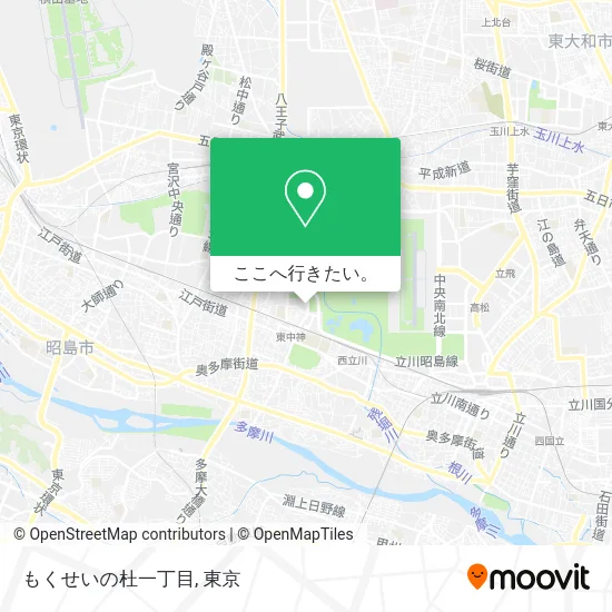 もくせいの杜一丁目地図