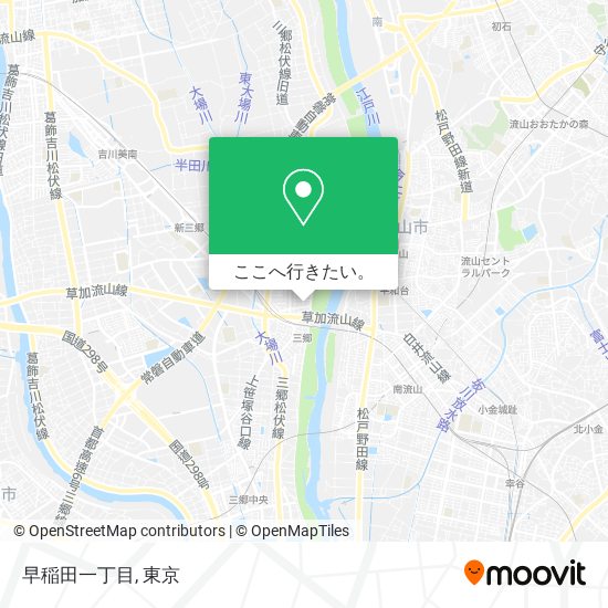 早稲田一丁目地図