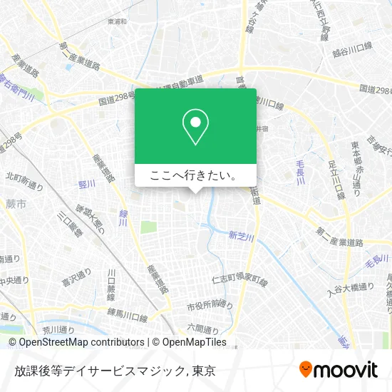 放課後等デイサービスマジック地図