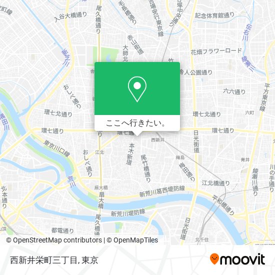 西新井栄町三丁目地図