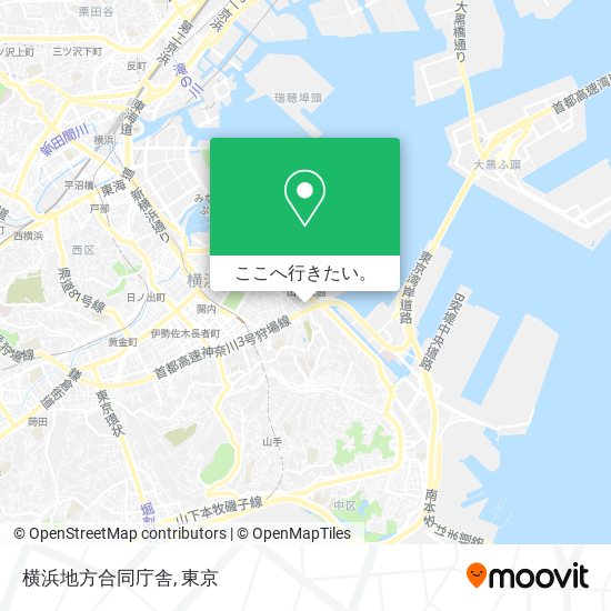 横浜地方合同庁舎地図