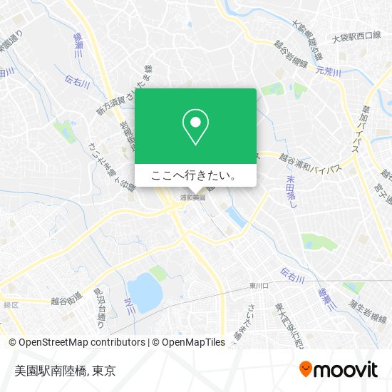 美園駅南陸橋地図