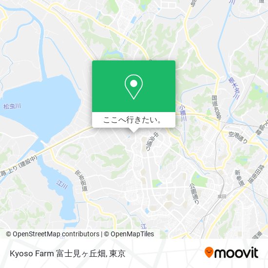 Kyoso Farm 富士見ヶ丘畑地図