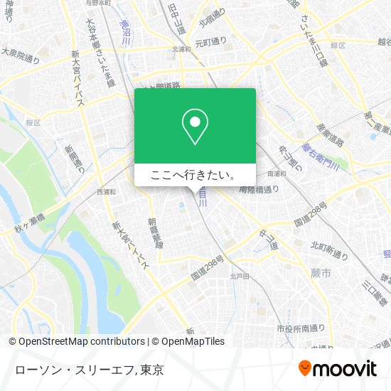 ローソン・スリーエフ地図