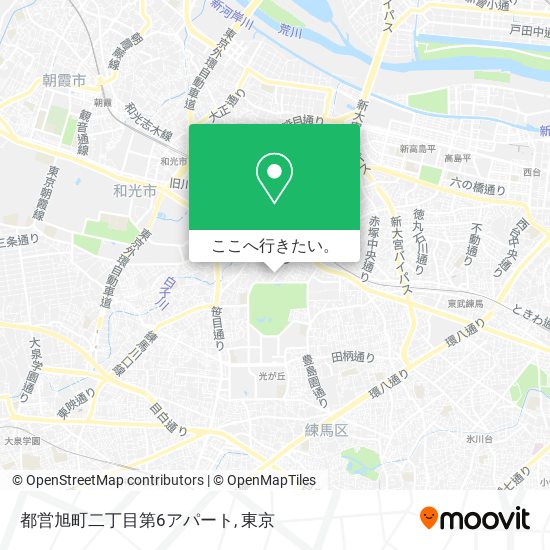 都営旭町二丁目第6アパート地図