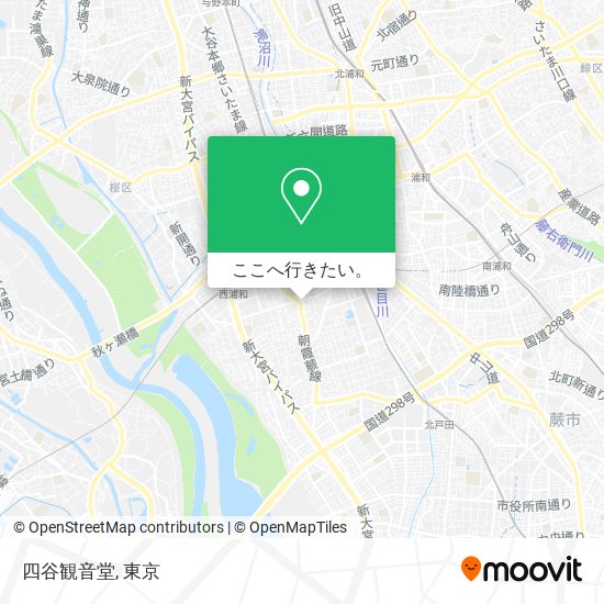 四谷観音堂地図