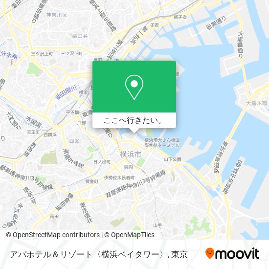 アパホテル＆リゾート〈横浜ベイタワー〉地図