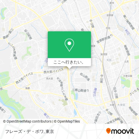 フレーズ・デ・ボワ地図