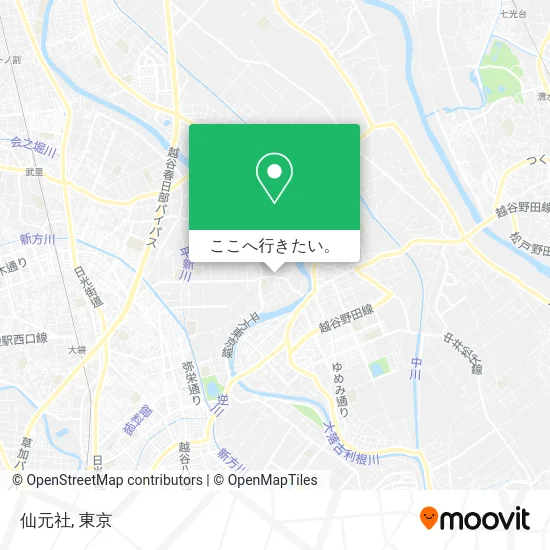 仙元社地図