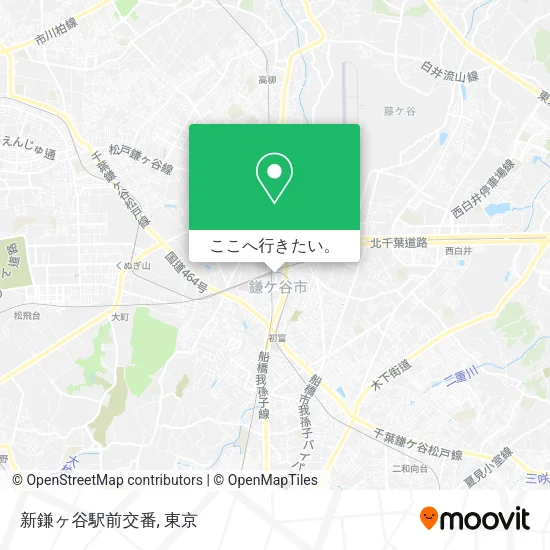 新鎌ヶ谷駅前交番地図