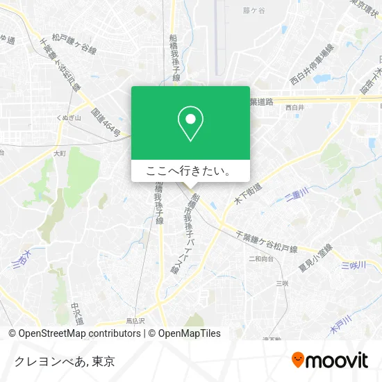 クレヨンべあ地図