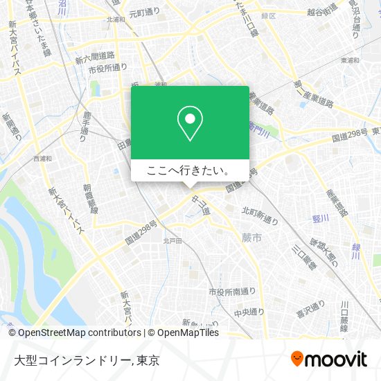 大型コインランドリー地図