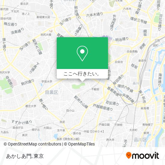 あかしあ門地図