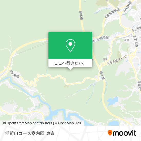 稲荷山コース案内図地図