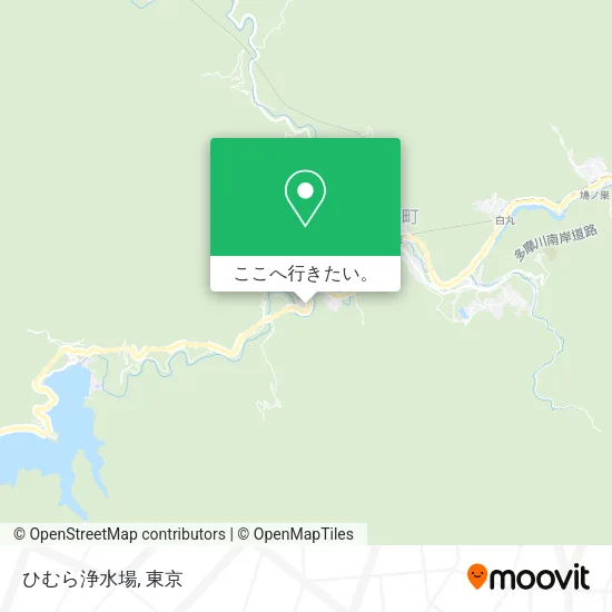 ひむら浄水場地図
