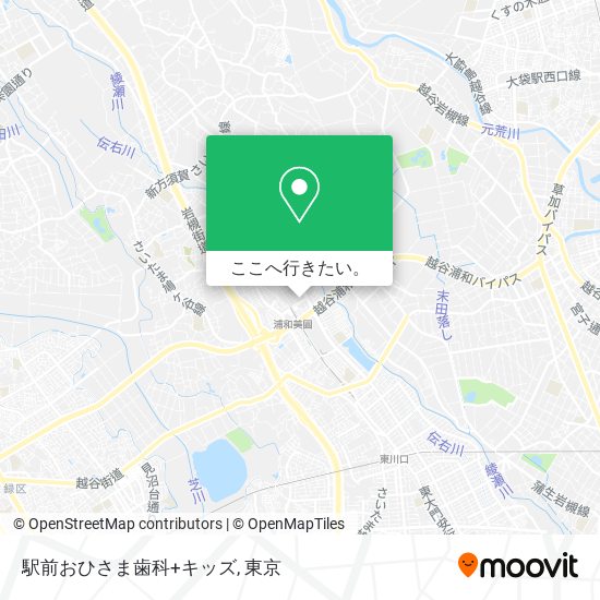 駅前おひさま歯科+キッズ地図