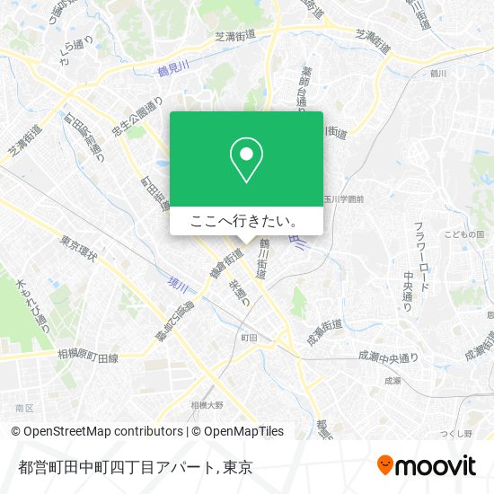 都営町田中町四丁目アパート地図