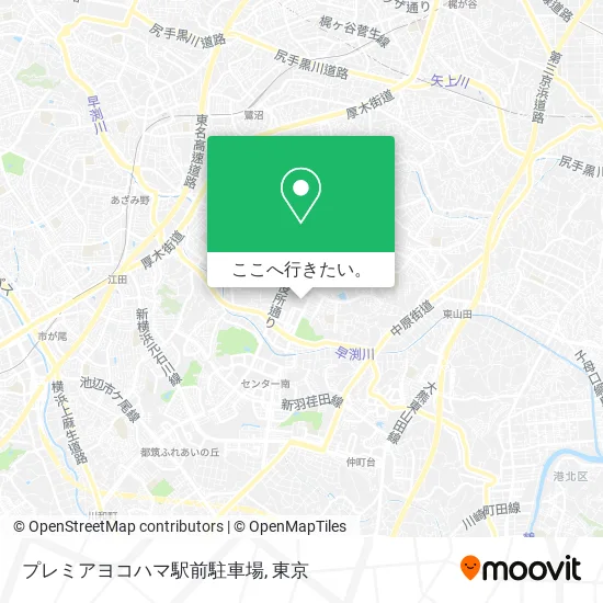プレミアヨコハマ駅前駐車場地図