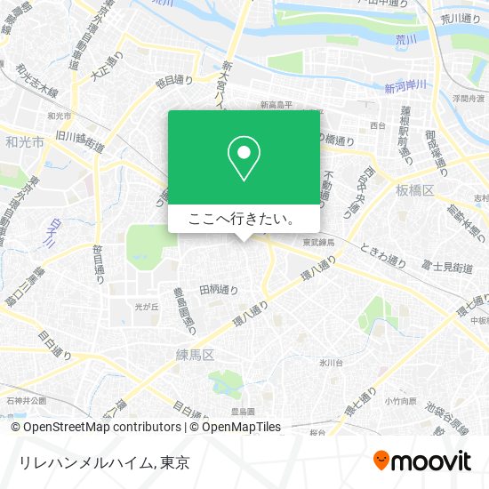 リレハンメルハイム地図