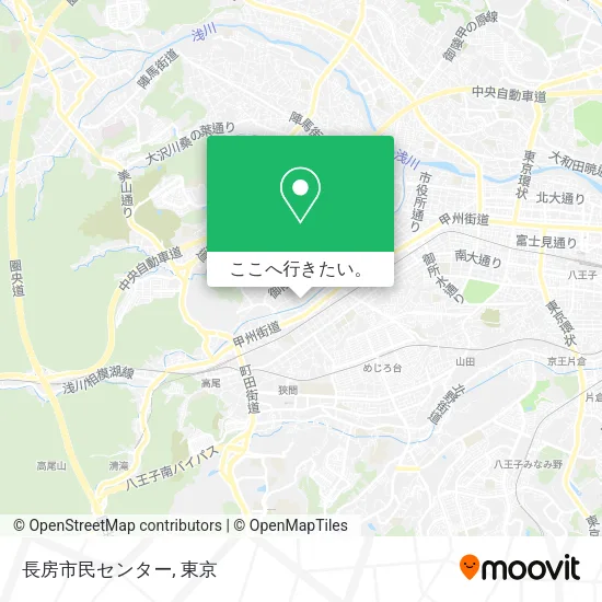 長房市民センター地図