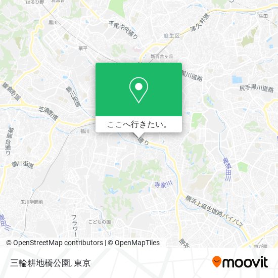 三輪耕地橋公園地図